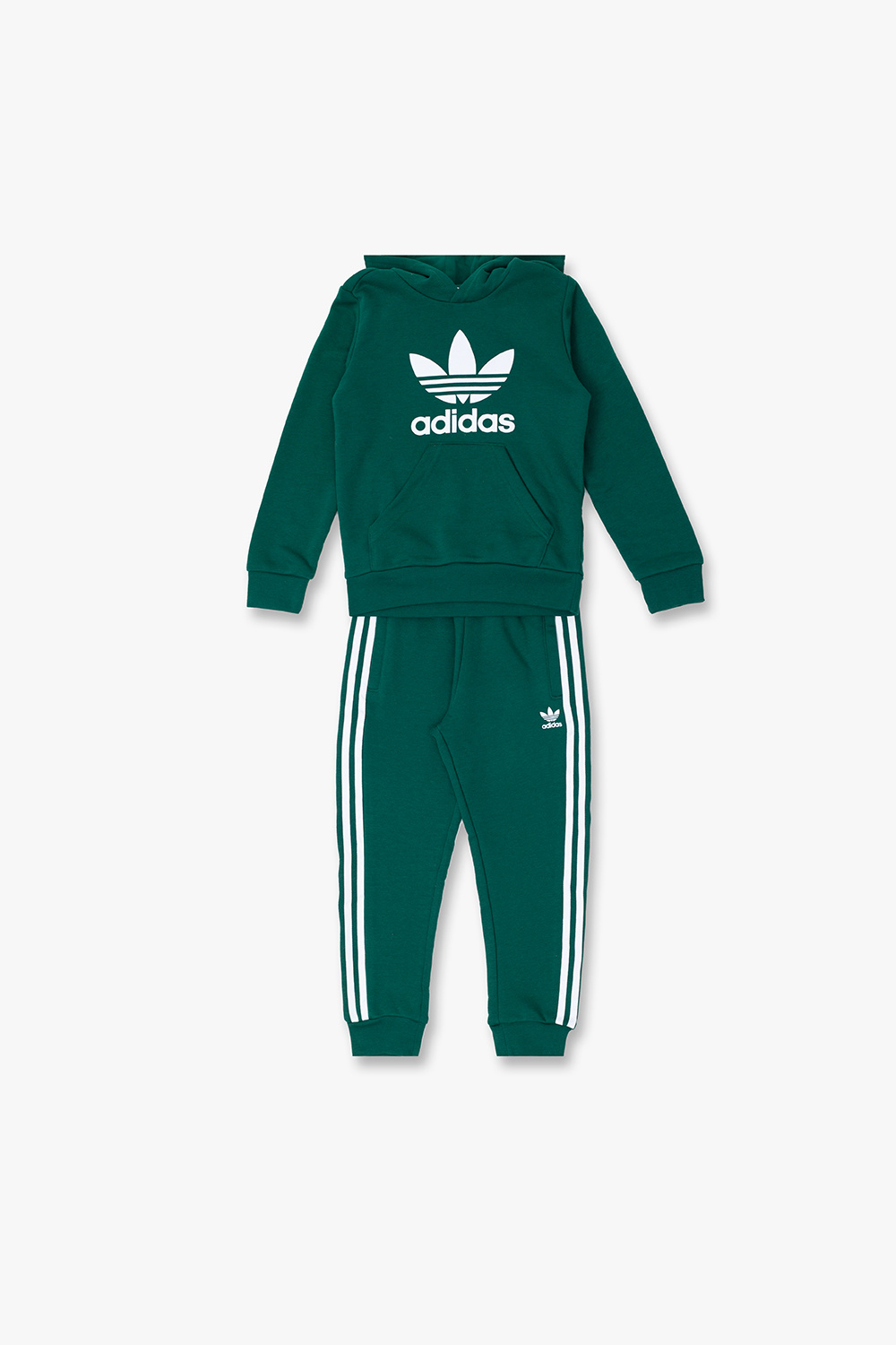 Green Sweatshirt sweatpants set ADIDAS Kids Vitkac Italy